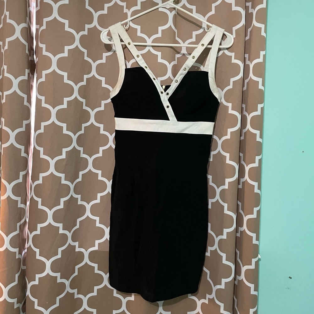Black mini dress by G by guess, size small.